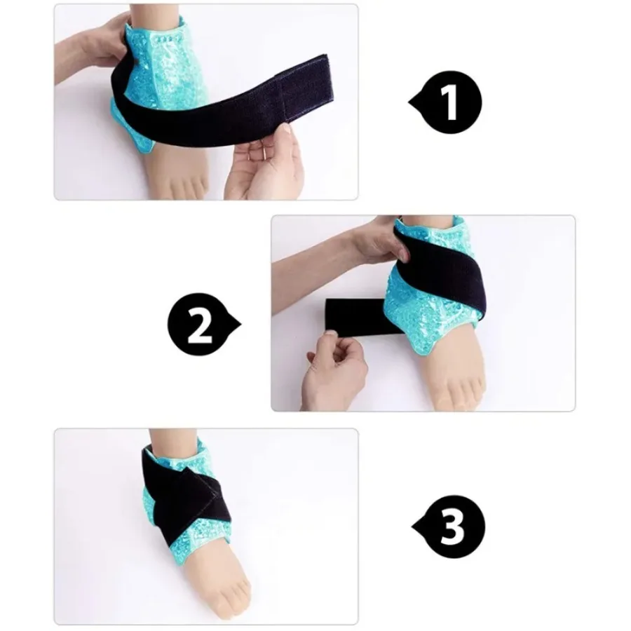 Wrist Wraps - Двусторонний плюшевый гелевый компресс из ПВХ
